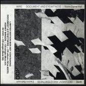 Disco de Wire: “Document and Eyewitness [Bonus Tracks]”